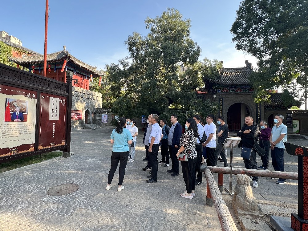 联单位,促创建——洛阳周公庙博物馆与洛阳市公路事业发展中心机关第四党支部“五联五促”结对共建